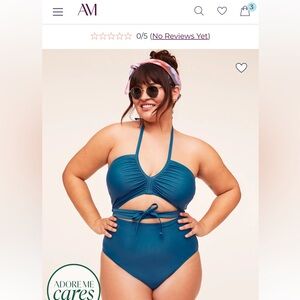Adore Me: Lettie Contour Plus One piece swimsuit